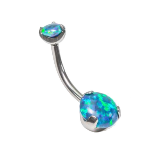 Belly Ring - TITANIUM - IT Opal