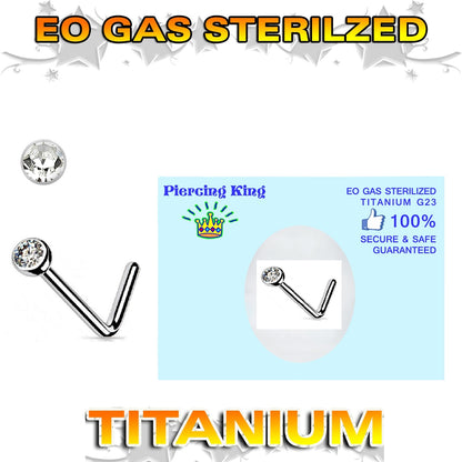 Pre-Sterilized - TITANIUM - Nose L-Bend