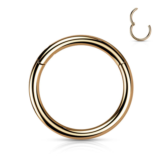 Segment Ring - TITANIUM - Rose Gold Plated