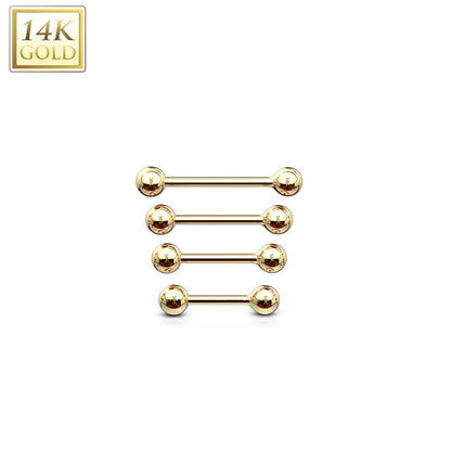 Barbells - 14 Karat Gold