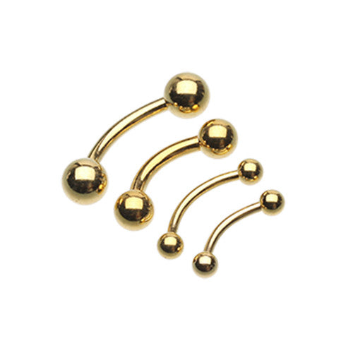 Curved Barbell - 14 Karat Gold IT