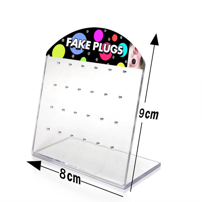 Display - Acrylic Stand With 24 Holes (Wide)