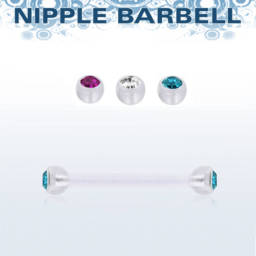 Nipple - Bioflex Jewelled