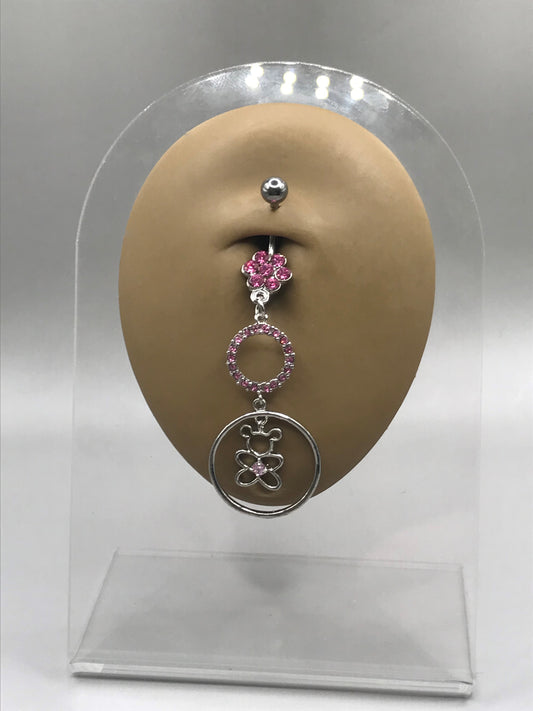 Belly Ring - H Bear Circle