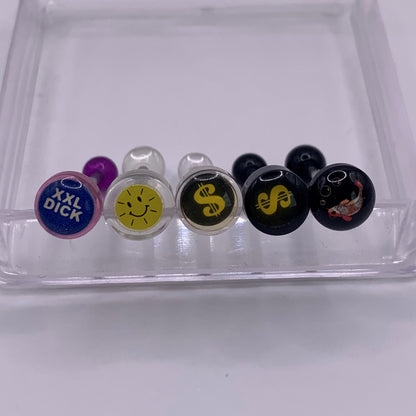 Barbells - Tongue Acrylic Logo