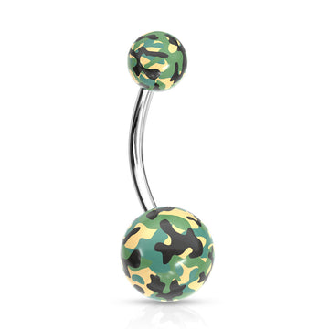 Last Chance Packs - Belly Ring - Acrylic Camouflage