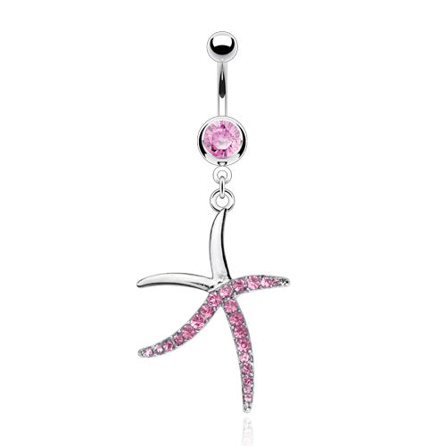 Belly Ring - H Starfish
