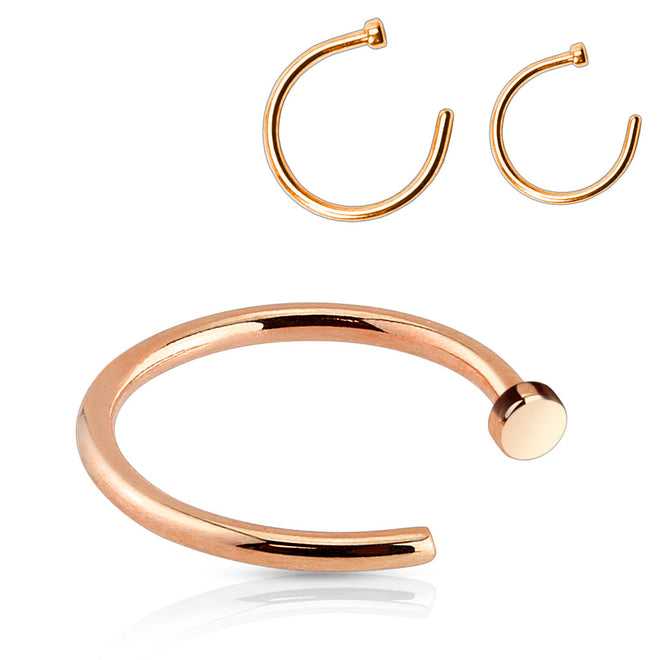 Nose Hooks - Gold and Rose Gold Plated