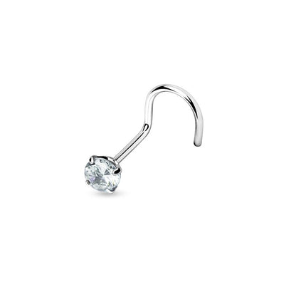 Nose Studs - Nose Screw 3mm Gem