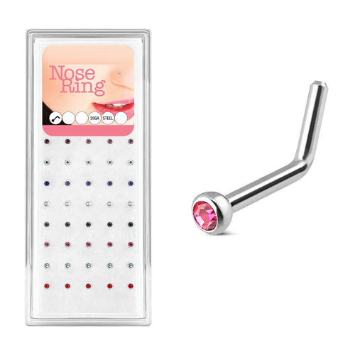 Nose Studs - Pack of 40 Surgical Steel