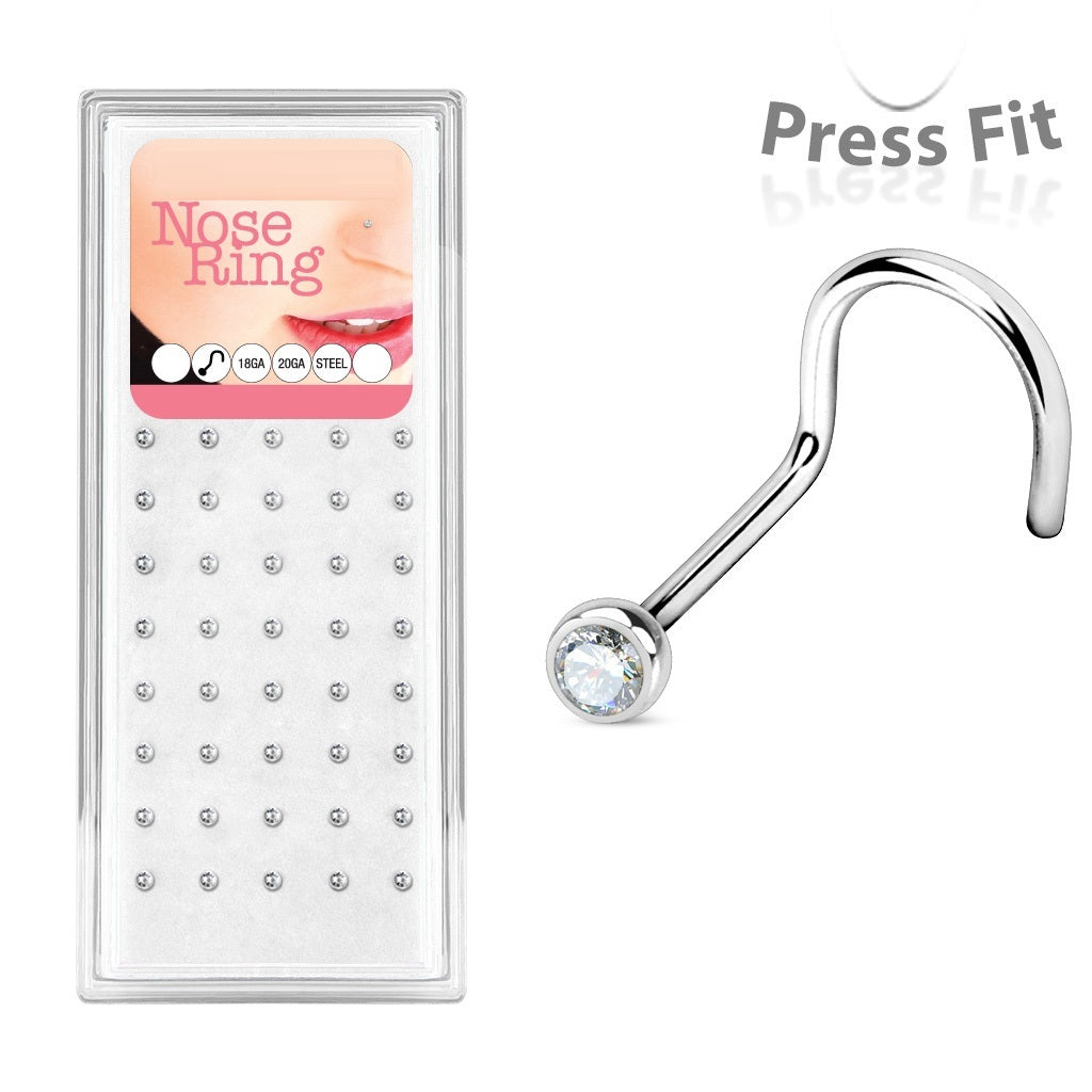 Nose Studs - Pack of 40 Surgical Steel