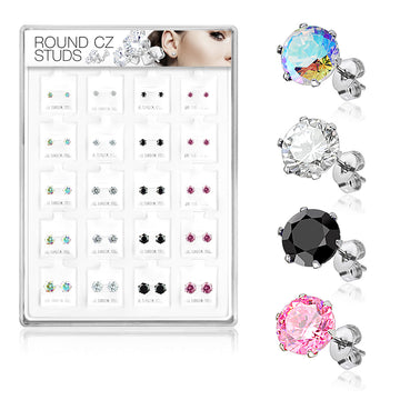 Earrings - Display Box 20 Pairs