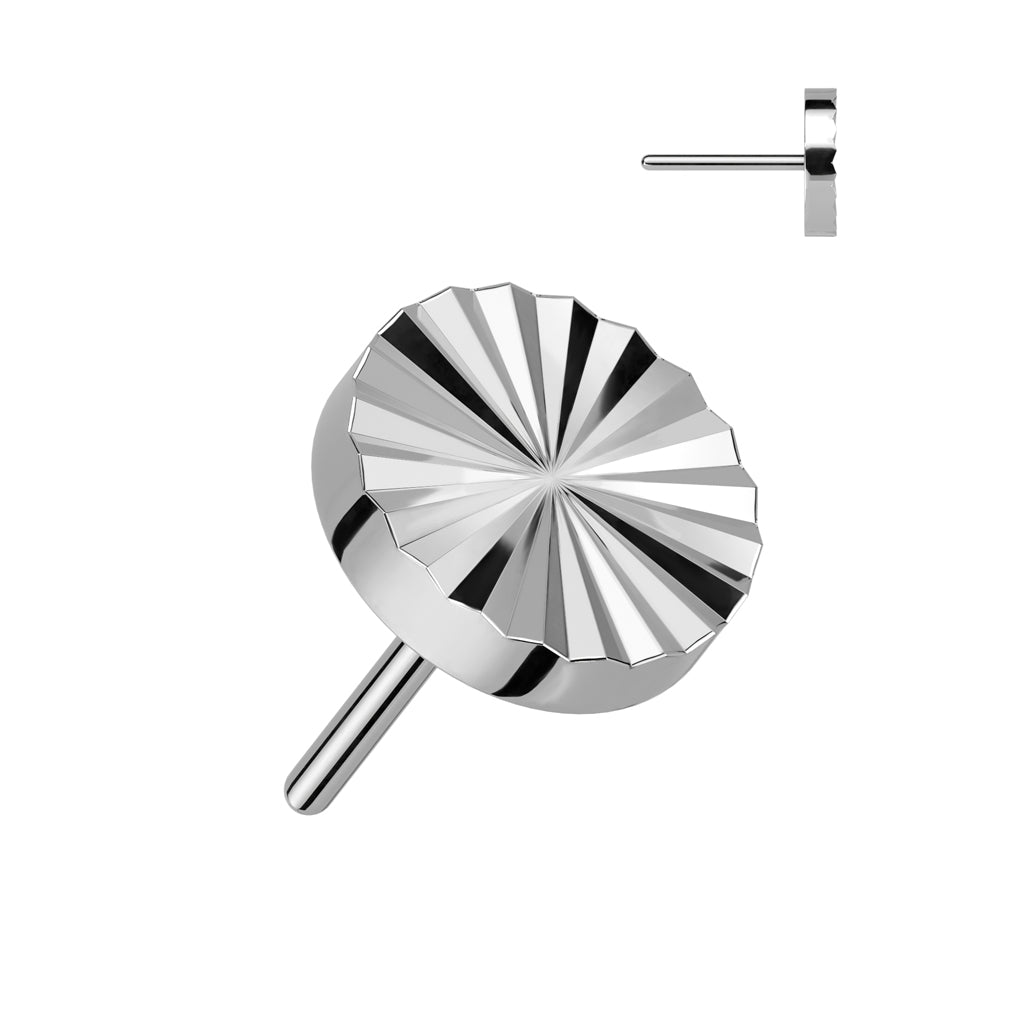 PARTS - TITANIUM - Threadless Diamond-Cut Round