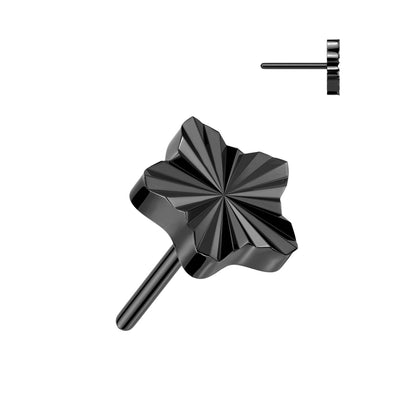 PARTS - TITANIUM - Threadless Diamond-Cut Star