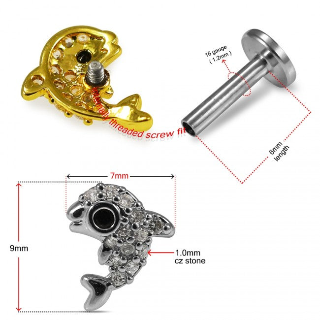 Labrets - IT Dolphin