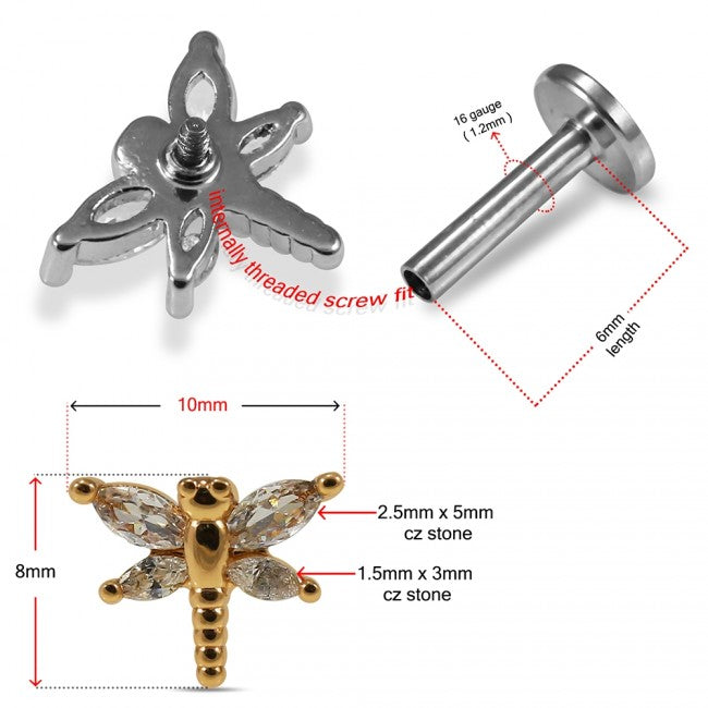 Labrets - IT Dragonfly