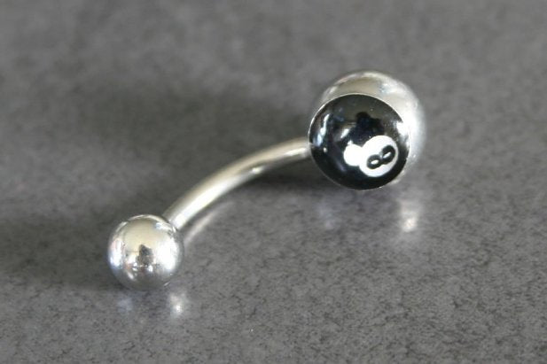 Belly Ring - Surgical Steel Logo