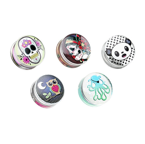 Tunnels / Plugs - Hand Painted Acrylic