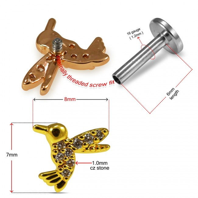 Labrets - IT Hummingbird