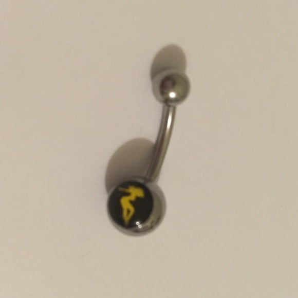 Belly Ring - Surgical Steel Logo