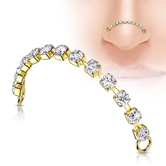Nose Chains - Fancy Jewelled