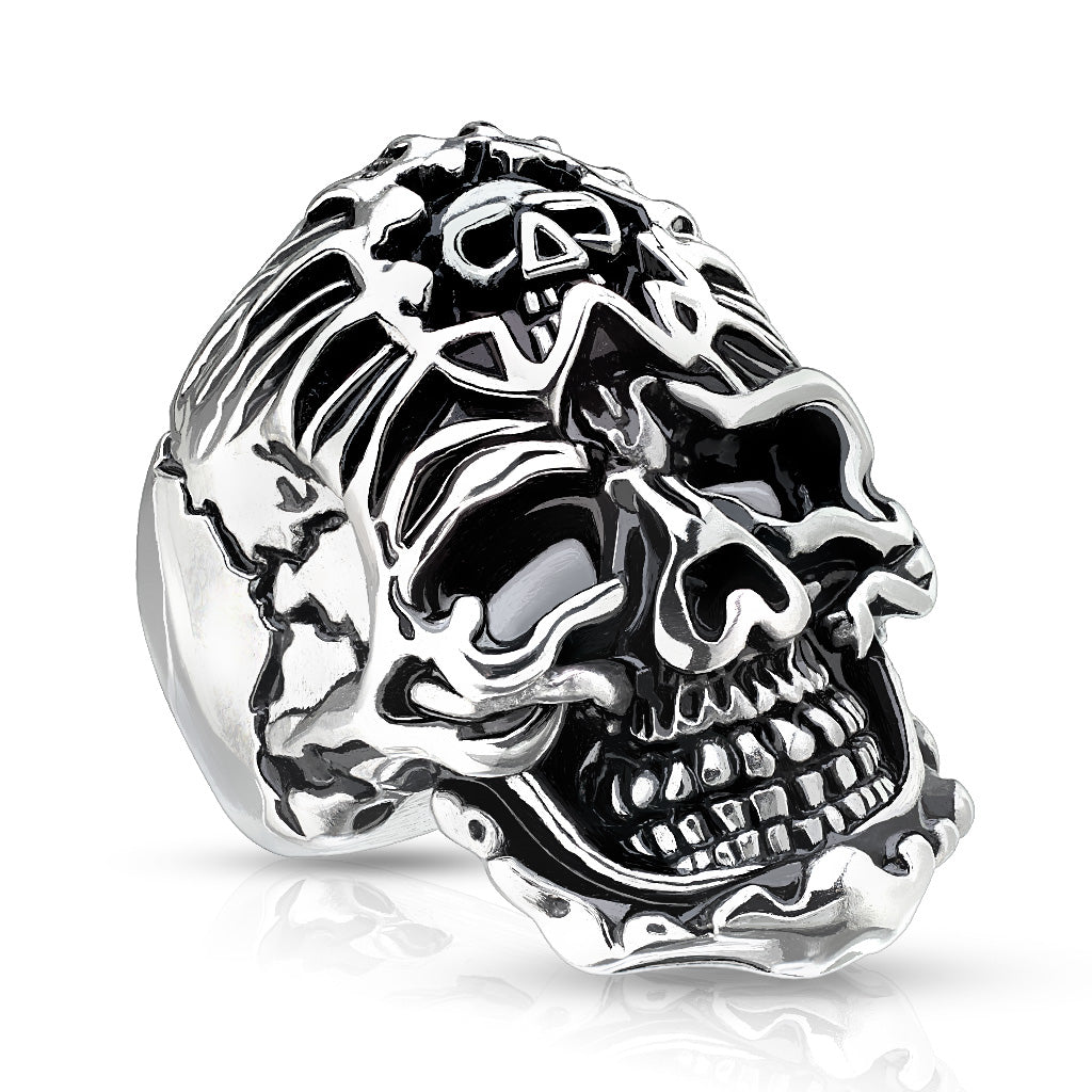 Skull Ring made of stainless steel