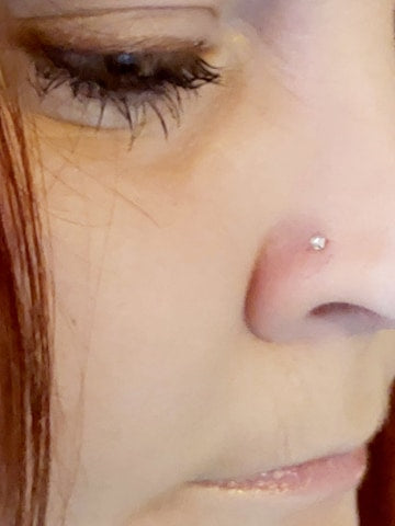 Nose Studs - 14 Karat Gold Nose Screws