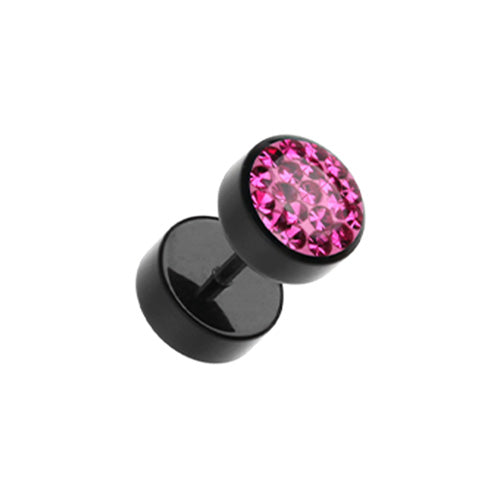 Faux Plugs - Black Tiffany