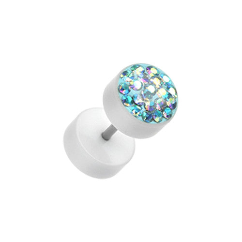 Faux Plugs - White Tiffany