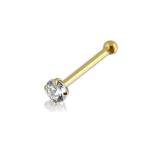 Nose Studs - 14 Karat Gold Nose Bones