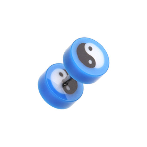 Faux Plugs - Acrylic Ying Yang