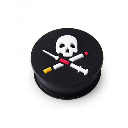 Tunnels / Plugs - Silicone Skull And Crossbones